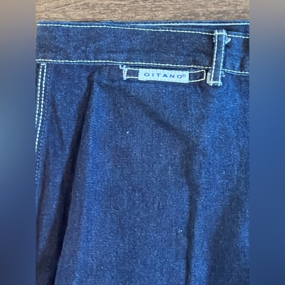 New Vintage Gitano High Waist Mom Jeans Women Sz‎ 20 Retro Hipster Dark Wash A39 - Picture 4 of 10